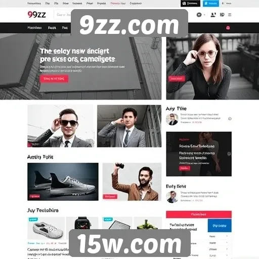 Novidades e tendências no design do site 9zz.com